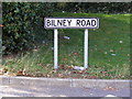 Bilney Road sign