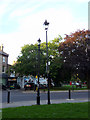 TQ3194 : Lamp Posts, Winchmore Hill Green, London N21 by Christine Matthews
