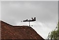 Weather vane on the barn