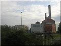 TQ2676 : Lots Road power station, from the train by Christopher Hilton