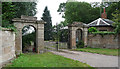 Lodge and gates near Ombersley