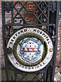 Name Plaque on the Gates of Seckford Hospital