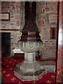 NZ2751 : Parish Church of St Mary and St Cuthbert, Chester-le-Street, Font by Alexander P Kapp