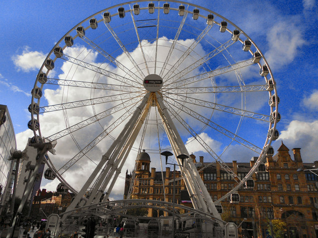 The Manchester Wheel, Corporation Street © David Dixon :: Geograph ...