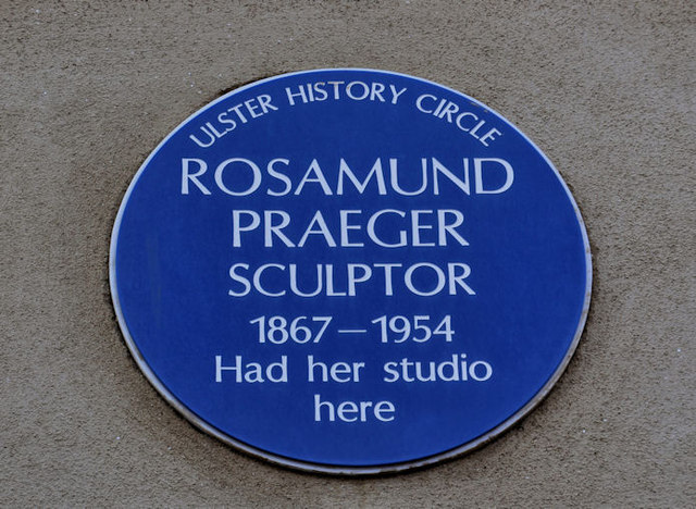 Rosamund Praeger plaque, Holywood