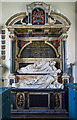 SU6961 : William Pitt monument - St Mary's church, Stratfield Saye by Mike Searle