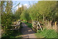 National Cycle Route 2 crosses a ditch