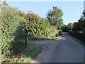 Footpath Sign in Fennes Lane