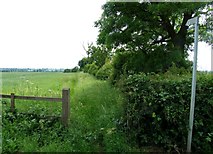 SK6707 : Footpath to Keyham by Andrew Tatlow
