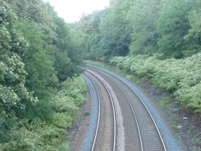 South Suburban Railway line from Blackford Avenue