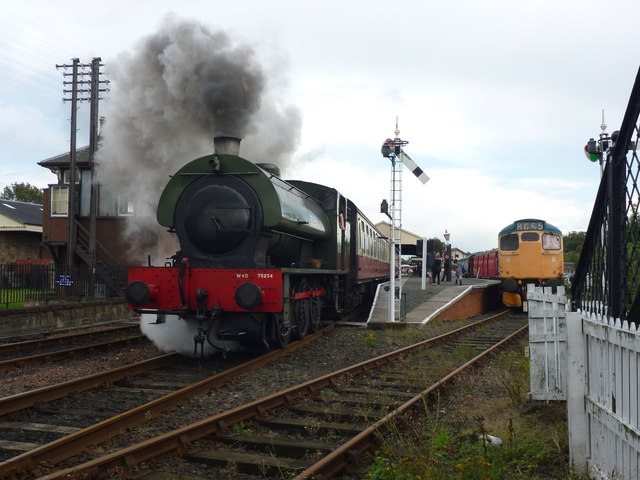 Bo'ness and Kinneil Railway : Blast Off... © Richard West :: Geograph ...