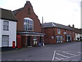 TM4249 : Pump Street & Post Office, Pump Street George V Postbox by Geographer
