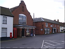 TM4249 : Pump Street & Post Office, Pump Street George V Postbox by Geographer