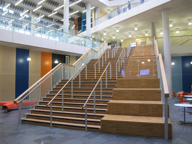 City of Westminster College - staircase to 1st floor