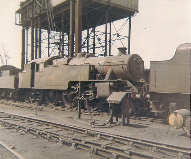 Fairburn tank at Carnforth shed