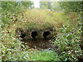 Triple-bore conduit near Llantarnam Park Way, Cwmbran