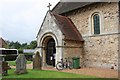 SP8526 : St Michael & All Angels, Stewkley - Porch by John Salmon