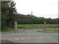 Access road to former railway station in Brushford