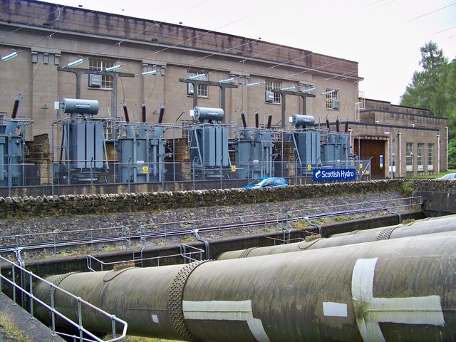 The Rear Of Sloy Hydro Electric Power Station