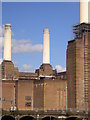 TQ2877 : Battersea Power Station, from a passing train by Christopher Hilton