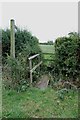 Footpath and Stile to Woodend