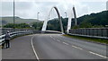 Walking the dog across the Rheola Bridge, Porth