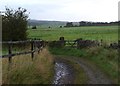 First bend in the track from Brownsills Farm