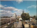 View of the railway lines out of Stratford