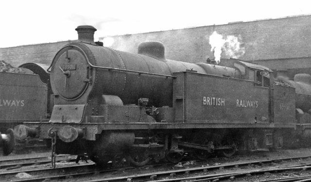 Ex-Great Central 0-8-4T at Mexborough... © Ben Brooksbank :: Geograph ...