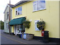 TM3441 : Alderton Village Store & Post Office & The Street Postbox by Geographer