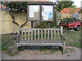 Alderton Village Notice Board & Seat