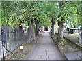 The pathway to the church, Tarvin