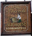 Sign for the Barrels Ale House