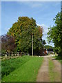 Footpath reaches East Whipley Farm