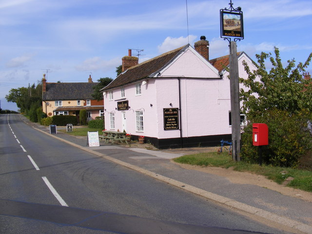 The Plough Inn & Post Office 1,Ipswich Avenue, Sutton Postbox