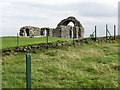 J5638 : The ruined Ardtole Church from the access path by Eric Jones