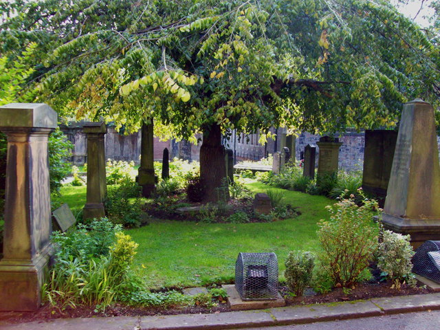 Churchyard garden at St Cuthbert's