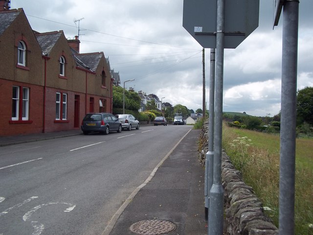 The Old Carlisle Road looking south out of Moffat