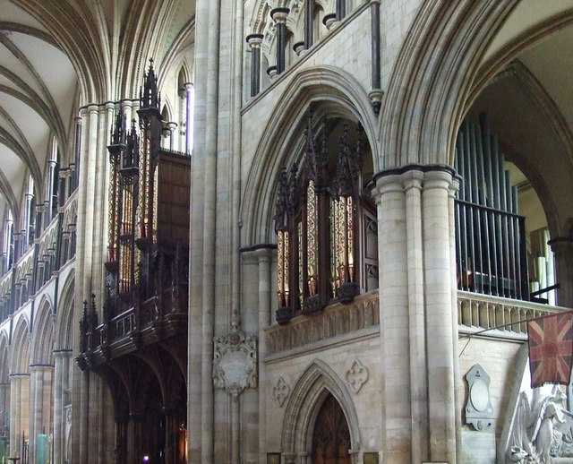 Organ in Beverley Minster