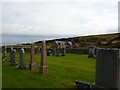 In the Cemetery, with Back Green and Rope Works beyond