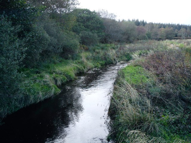 A view from the footbridge over the Allt Osda at Kilbride Bay