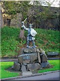 NS7993 : Stirling, Rob Roy statue by Robert Murray