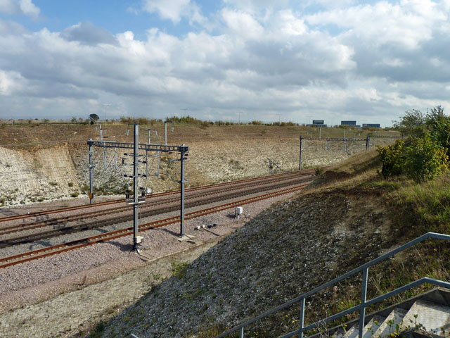 Channel Tunnel Rail Link © Robin Webster cc-by-sa/2.0 :: Geograph ...