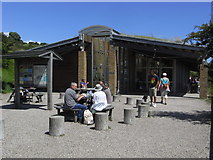 TR3342 : National Trust visitor centre, Dover by Chris Allen