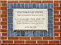 Stretford Fire Station Commemorative Stone