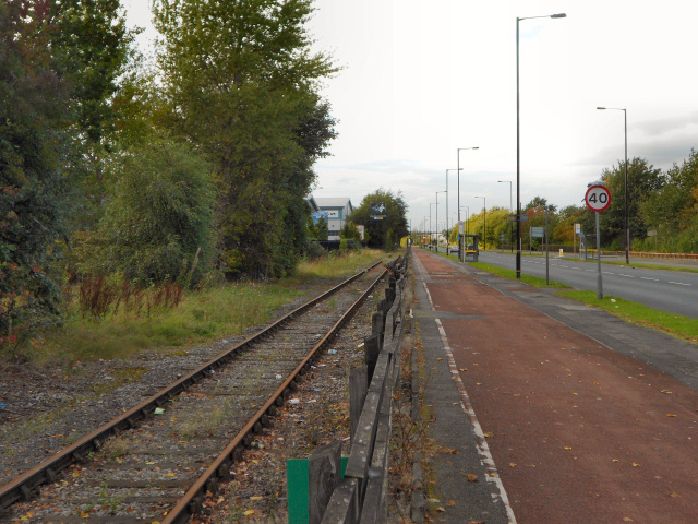 Railway Line, Barton Dock Road