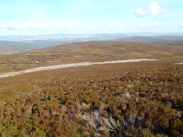 Little Cockcairn from the northern slopes of Cock Cairn