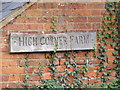 High Corner Farm sign