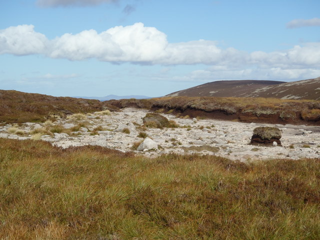 Watershed between Mount Keen and Braid Cairn
