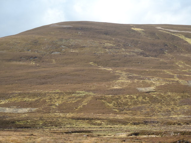 Heather slopes on the eastern flank of Head of Garbh Choire